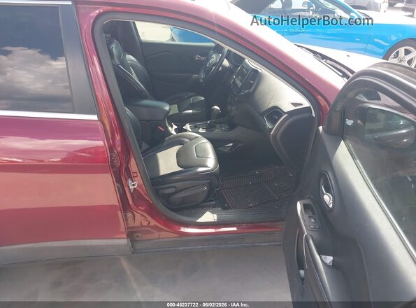 1C4PJLLB5KD296395 2019 JEEP CHEROKEE Maroon Սալոնի դիմացի տեսք