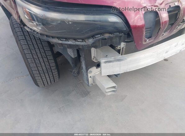 1C4PJLLB5KD296395 2019 JEEP CHEROKEE Maroon 