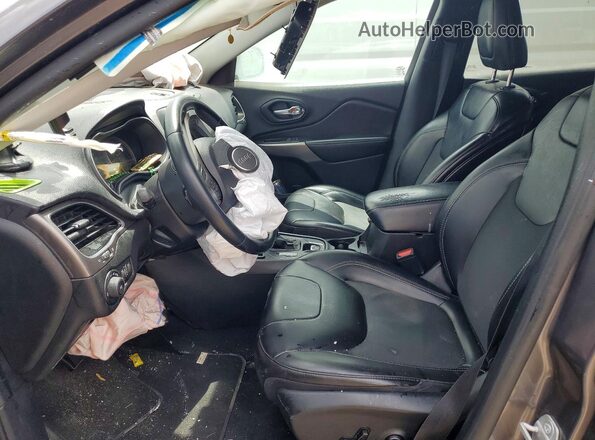 1C4PJLLB5KD317827 2019 JEEP CHEROKEE Gray Widok wnętrza z przodu
