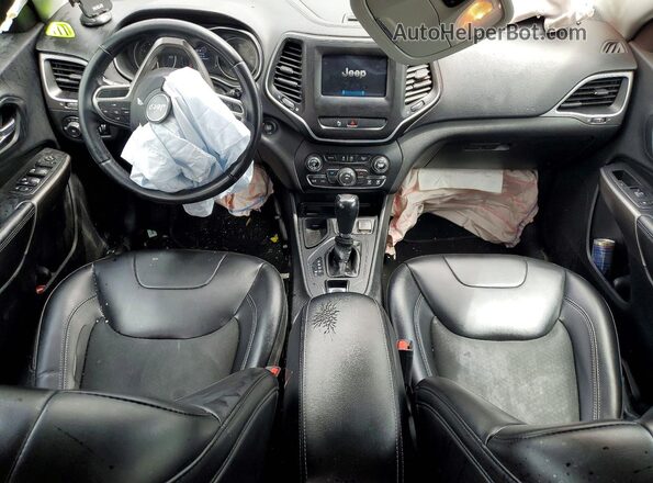 1C4PJLLB5KD317827 2019 JEEP CHEROKEE Gray Widok deski rozdzielczej