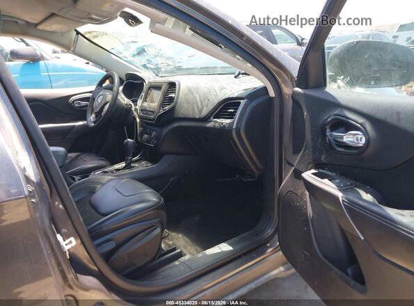 1C4PJLLB5LD547837 2020 JEEP CHEROKEE Gray Вид салону спереду