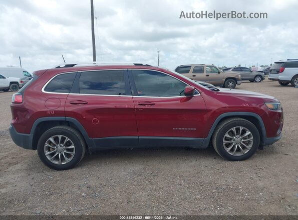 1C4PJLLB6KD165153 2019 JEEP CHEROKEE Maroon Вид задньої частини салону