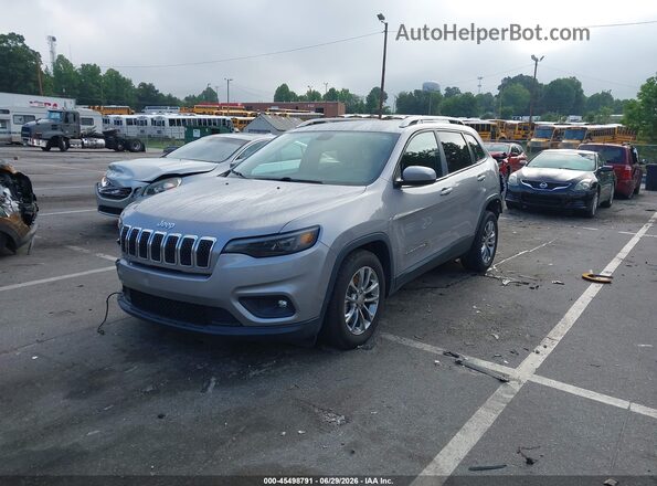 1C4PJLLB6KD248548 2019 JEEP CHEROKEE Silver წინა მარცხენა ხედი სამი მეოთხედიდან