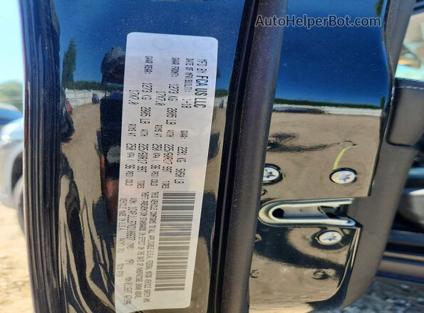 1C4PJLLB7KD108637 2019 JEEP CHEROKEE Black Vista de la etiqueta del VIN