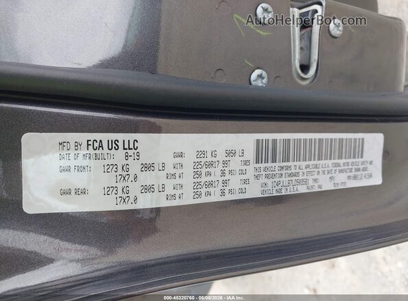 1C4PJLLB7LD503581 2020 JEEP CHEROKEE Gray ძრავის განყოფილების ხედი