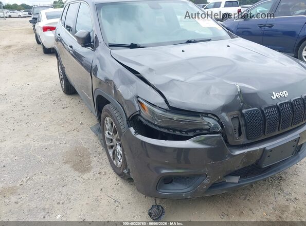1C4PJLLB7LD503581 2020 JEEP CHEROKEE Gray წინა ხედი
