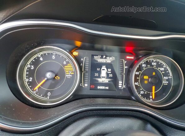 1C4PJLLB8KD338803 2019 JEEP CHEROKEE Белый Вид щитка приборов