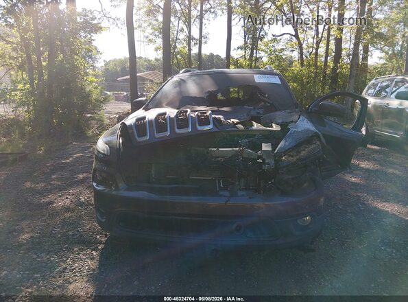1C4PJLLB9JD544601 2018 JEEP CHEROKEE Black Widok zestawu wskaźników