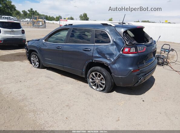 1C4PJLLB9KD387458 2019 JEEP CHEROKEE Dark Blue Հետևի ձախ