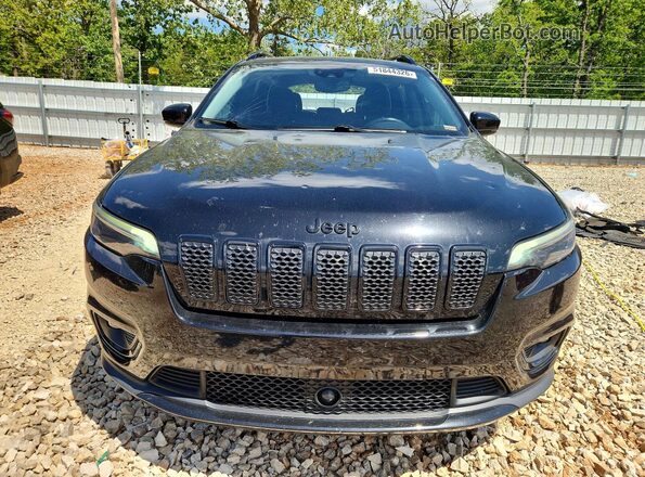 1C4PJLLB9MD112899 2021 JEEP CHEROKEE Black Front view