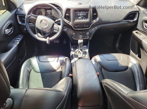 1C4PJLLB9MD112899 2021 JEEP CHEROKEE Black Dashboard view
