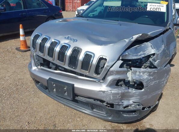 1C4PJLLBXJD510781 2018 JEEP CHEROKEE Silver წინა ხედი