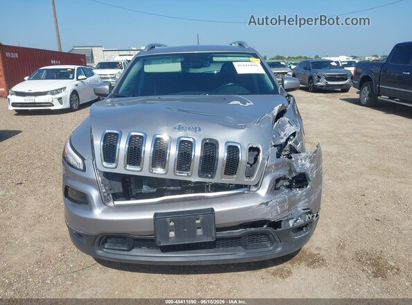 1C4PJLLBXJD510781 2018 JEEP CHEROKEE Silver ხელსაწყოთა პანელის ხედი