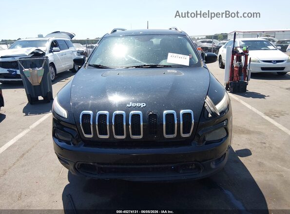 1C4PJLLBXJD604532 2018 JEEP CHEROKEE Black Вид щитка приладів