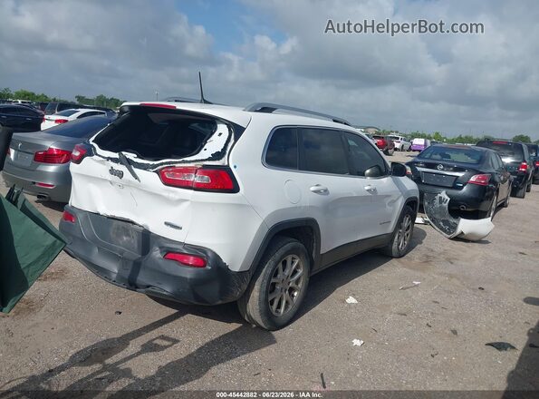 1C4PJLLBXJD605955 2018 JEEP CHEROKEE White Rear right