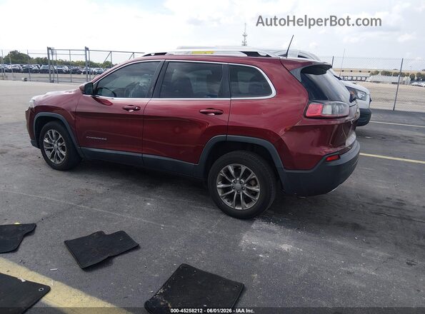 1C4PJLLN7KD264364 2019 JEEP CHEROKEE Burgundy Հետևի ձախ