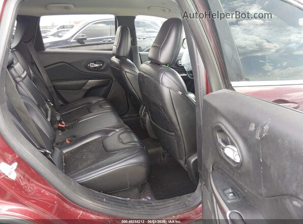 1C4PJLLN7KD264364 2019 JEEP CHEROKEE Burgundy VIN կոդի պիտակի տեսք