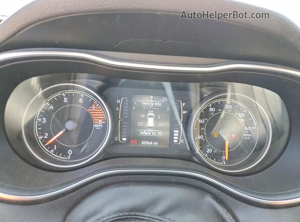 1C4PJLLX0KD492482 2019 JEEP CHEROKEE Gray Instrument cluster view
