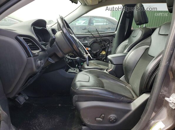 1C4PJLLX0KD492482 2019 JEEP CHEROKEE Gray Front interior view
