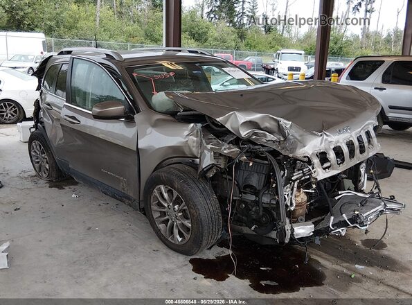 1C4PJLLX1KD243589 2019 JEEP CHEROKEE Brown Вид спереду