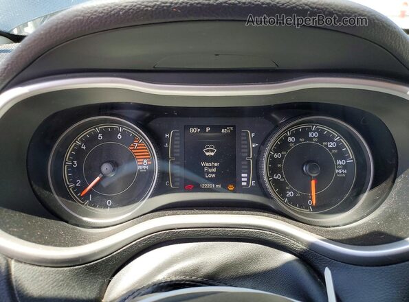 1C4PJLLX2JD519129 2018 JEEP CHEROKEE Black ხელსაწყოთა პანელის ხედი
