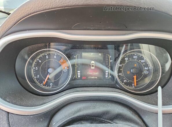 1C4PJLLX4JD533694 2018 JEEP CHEROKEE Black Вид щитка приладів