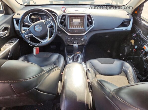 1C4PJLLX4JD533694 2018 JEEP CHEROKEE Black Вид панелі приладів