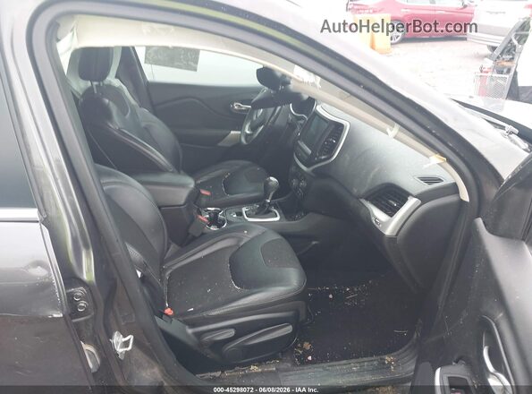 1C4PJLLX9JD580445 2018 JEEP CHEROKEE Серый Вид салона спереди