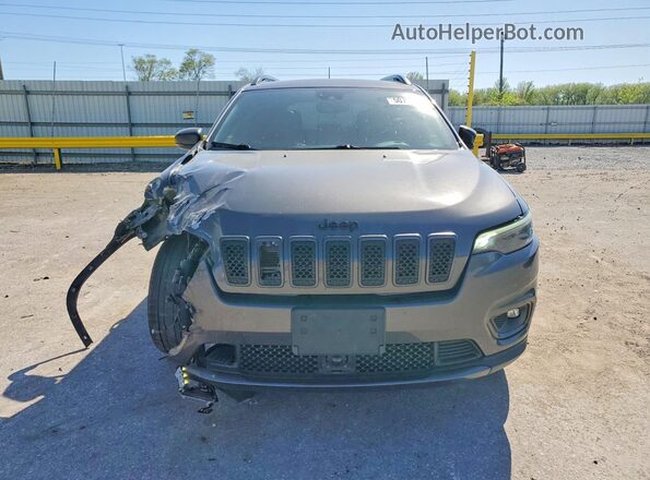 1C4PJLMX2MD159184 2021 JEEP CHEROKEE Charcoal Front view