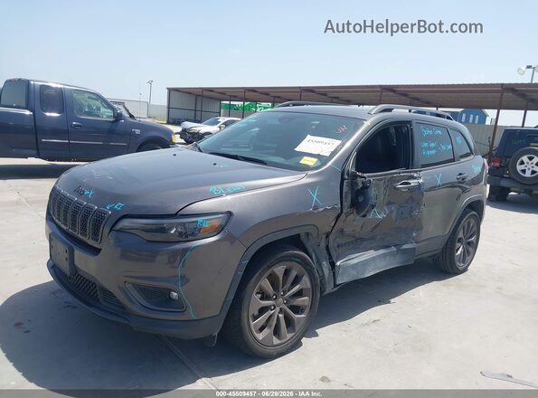 1C4PJLMX2MD235356 2021 JEEP CHEROKEE Серый Передняя левая четверть