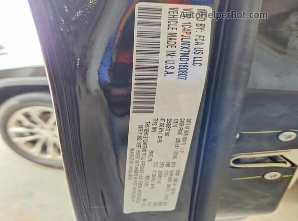 1C4PJLMX7MD180807 2021 JEEP CHEROKEE Black 