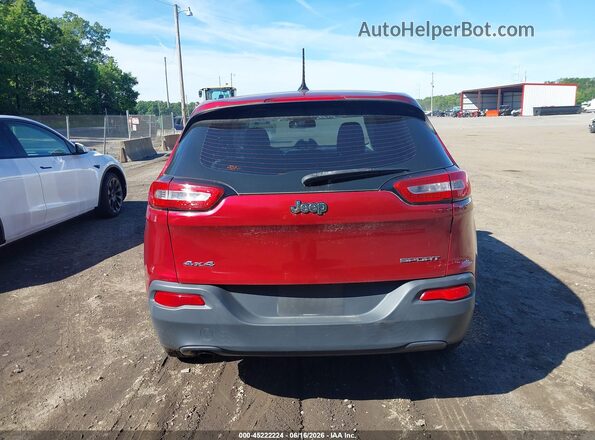 1C4PJMAB0HD234307 2017 JEEP CHEROKEE Burgundy 