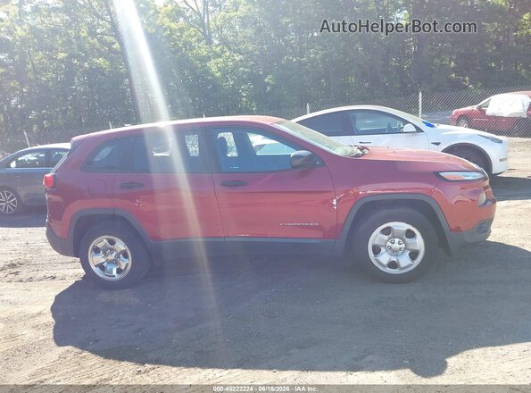 1C4PJMAB0HD234307 2017 JEEP CHEROKEE Burgundy 