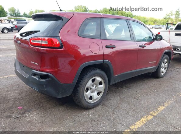 1C4PJMAB1GW186562 2016 JEEP CHEROKEE Red 