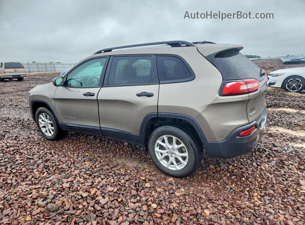 1C4PJMAB1HW584811 2017 JEEP CHEROKEE Gray Trasero izquierdo