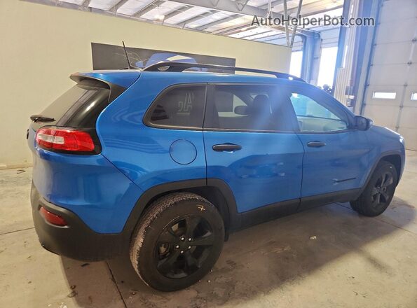 1C4PJMAB1HW646336 2017 JEEP CHEROKEE Blue Trasero derecho