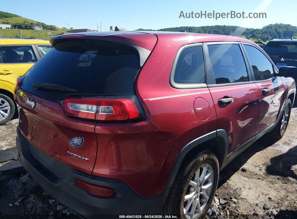 1C4PJMAB2HD220845 2017 JEEP CHEROKEE Maroon Հետևի աջ