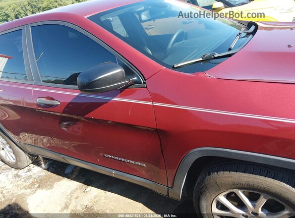 1C4PJMAB2HD220845 2017 JEEP CHEROKEE Maroon Սալոնի 360 աստիճան տեսք