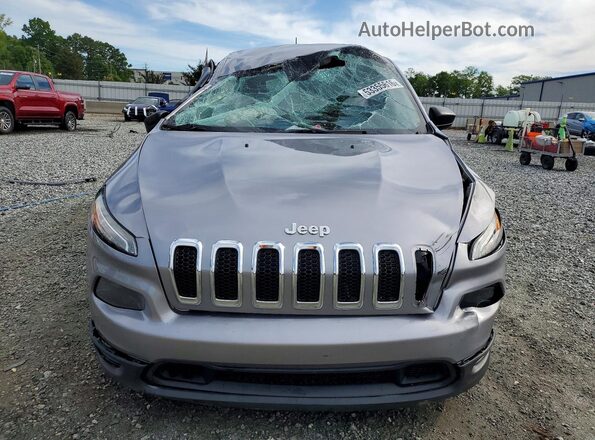 1C4PJMAB2HD235264 2017 JEEP CHEROKEE Silver Դիմացի տեսք