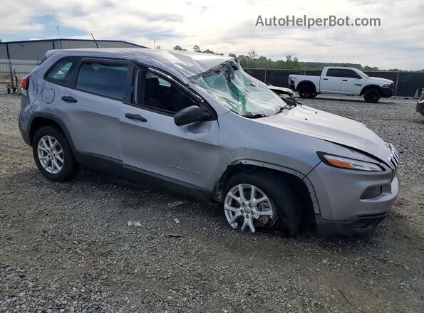 1C4PJMAB2HD235264 2017 JEEP CHEROKEE Silver Առջևի աջ