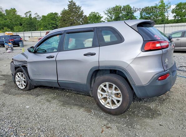 1C4PJMAB2HD235264 2017 JEEP CHEROKEE Silver Հետևի ձախ
