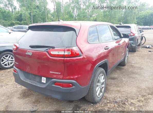 1C4PJMAB3HD230848 2017 JEEP CHEROKEE Red Հետևի աջ