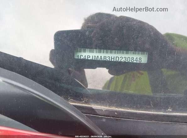 1C4PJMAB3HD230848 2017 JEEP CHEROKEE Red Շարժիչի բաժամունքի տեսք