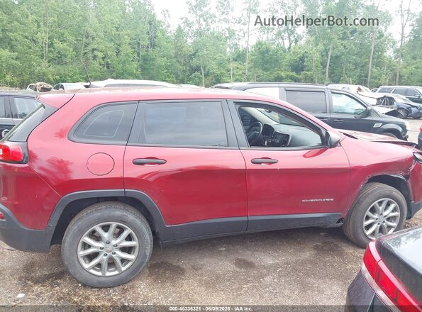 1C4PJMAB3HD230848 2017 JEEP CHEROKEE Red Սալոնի հետևի տեսք
