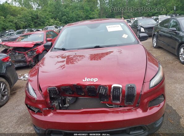 1C4PJMAB3HD230848 2017 JEEP CHEROKEE Red Սարքավորումների վահանակի տեսք