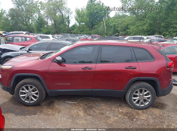 1C4PJMAB3HD230848 2017 JEEP CHEROKEE Red Սալոնի 360 աստիճան տեսք