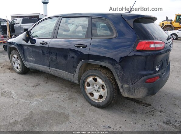 1C4PJMAB4GW109300 2016 JEEP CHEROKEE Blue Rear left
