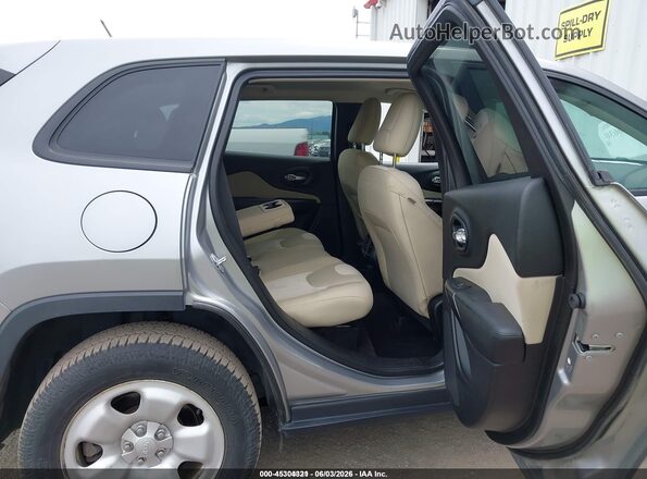 1C4PJMAB4GW353755 2016 JEEP CHEROKEE Серый Вид салона спереди