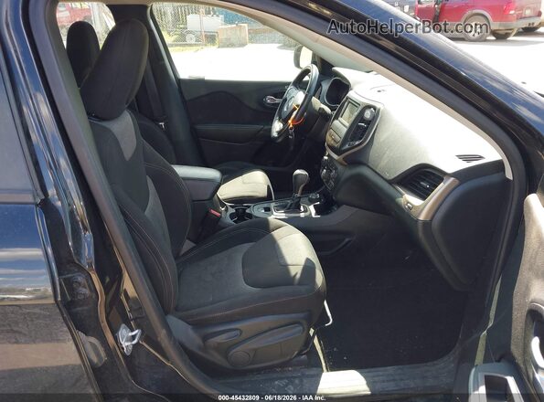 1C4PJMAB5GW119883 2016 JEEP CHEROKEE Black Widok wnętrza z przodu
