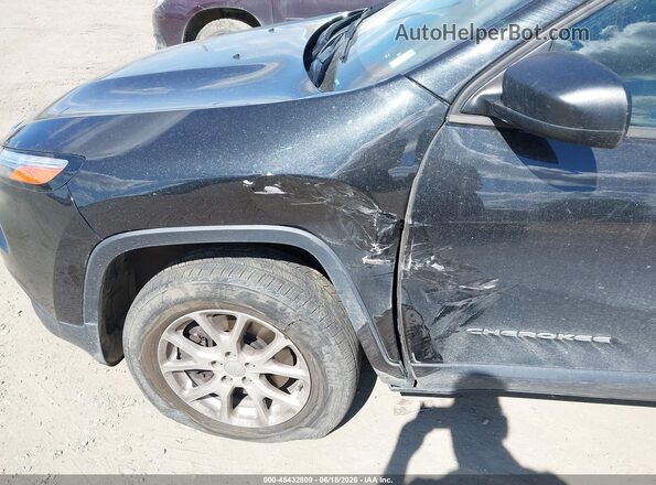 1C4PJMAB5GW119883 2016 JEEP CHEROKEE Black Widok z przodu
